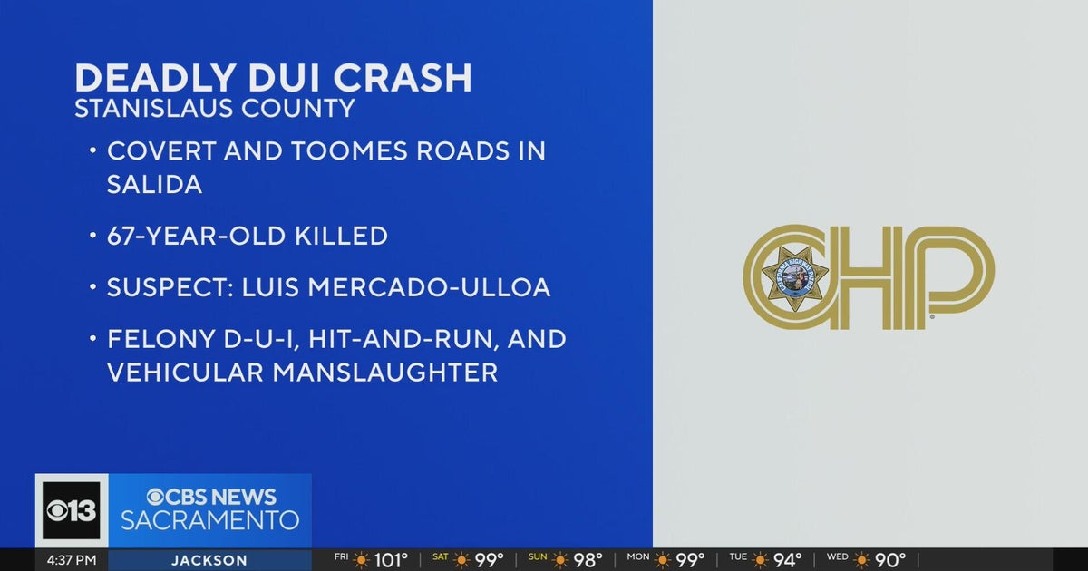 DUI suspect arrested after Salida man killed in hit-and-run - CBS ...