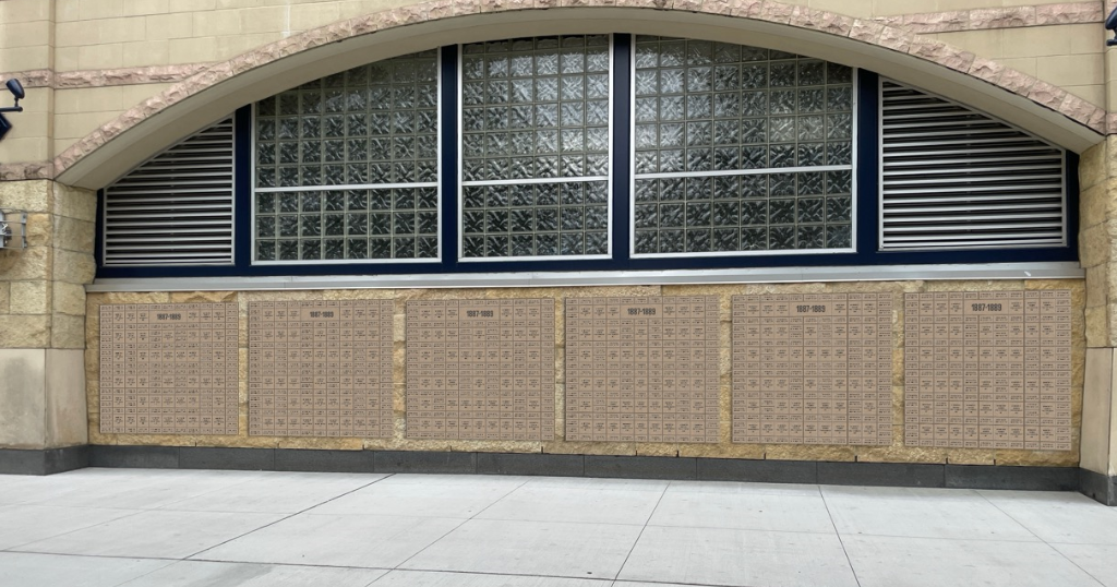 Pirates release plans for permanent display at PNC Park with the Bucco Bricks messages 