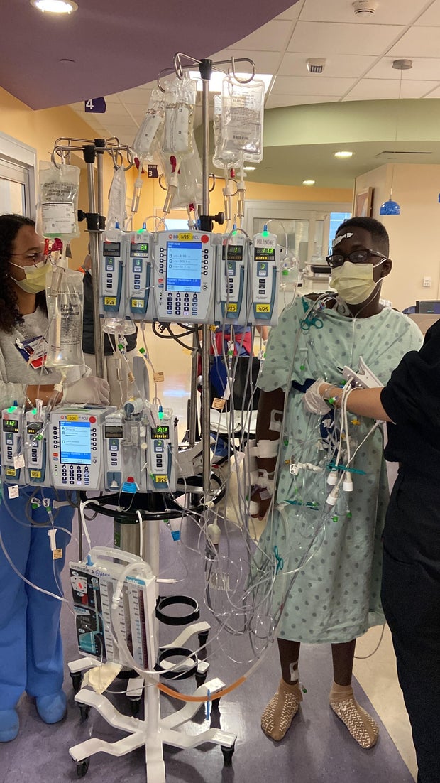 A 13-year-old had chest pains. A unprecedented illness supposed he was once