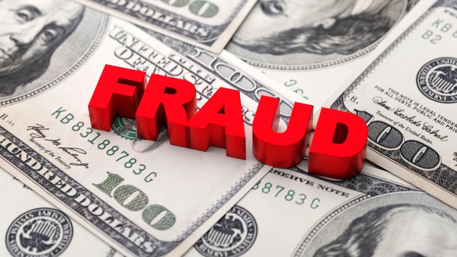 Fraud text with financial background 