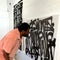 Street artist helps family who lost everything in L.A. wildfire