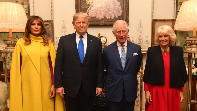 The Prince Of Wales Hosts US President Donald Trump For Tea 