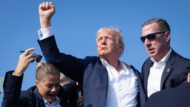 Donald Trump Injured During Shooting At Campaign Rally In Butler, PA 