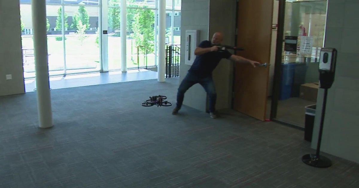 Texas company demos drone-led school shooting response at Colorado high school - CBS Colorado