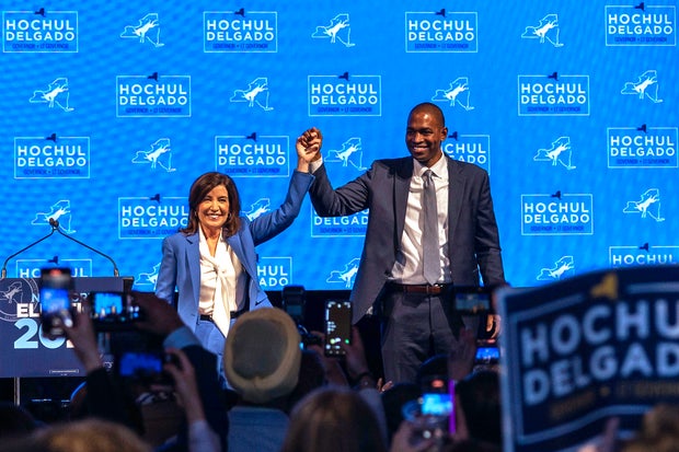 New York Governor Kathy Hochul Holds Election Night Party In NYC 