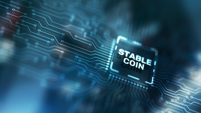 Stable Coin. Stablecoins Cryptocurrencies Stable Market Price Value Coin Currency