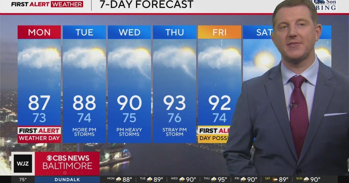 Flood Watches, Severe Storm Warnings Spread Across Baltimore, Pittsburgh Areas
