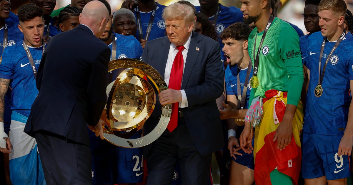 President Trump attends FIFA Club World Cup final at MetLife Stadium