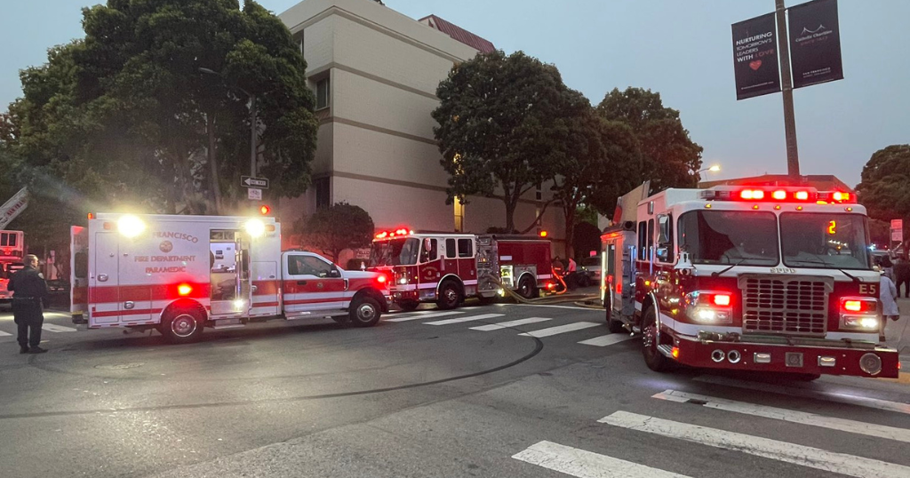1 in critical condition after fire at San Francisco multi-residential building 