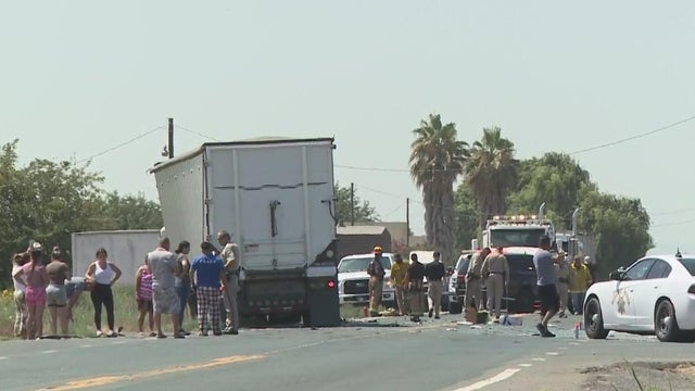 deadly tbone crash big rig near modesto 