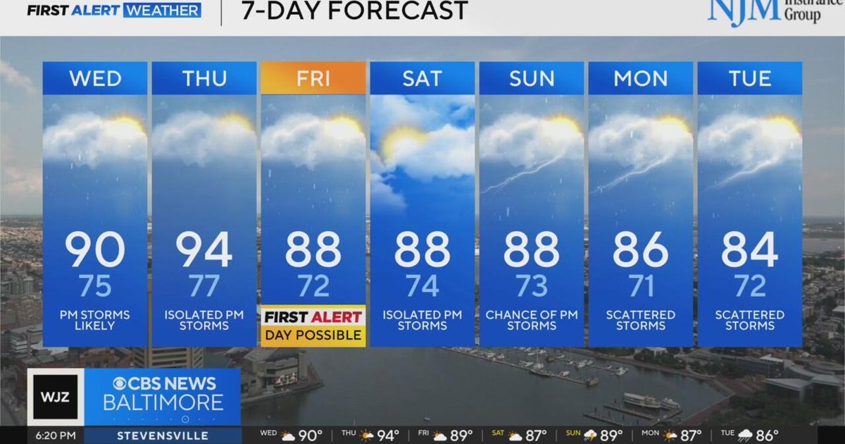 Storms continue to persist this week in Maryland