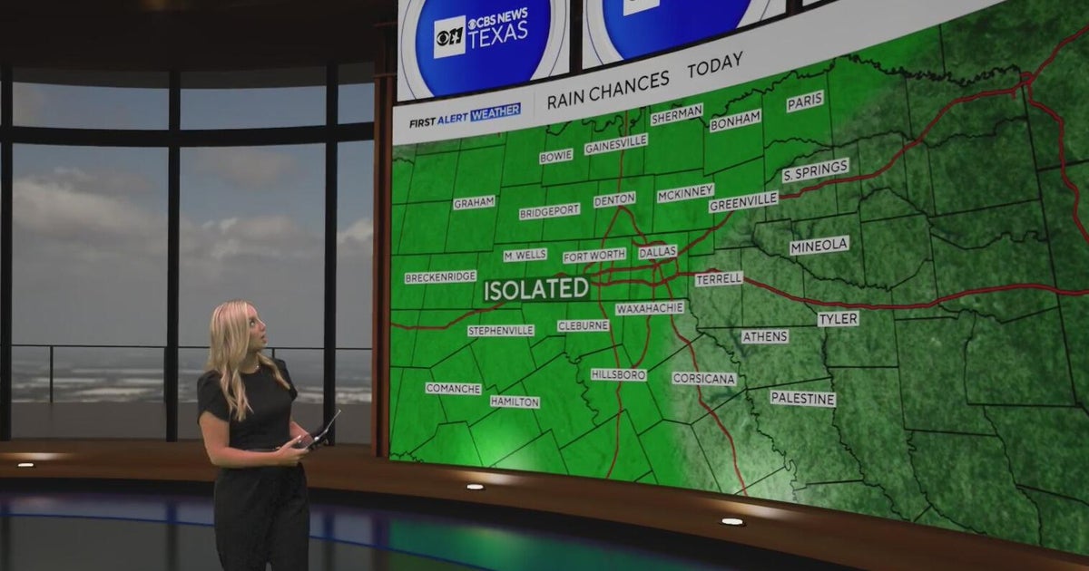 Rainfall expected in parts of North Texas Tuesday as temps climb back ...