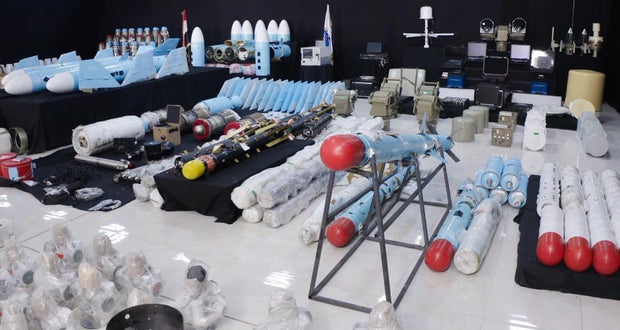 Yemen intercepts record number of Iranian weapons bound for Houthis, U.S. CENTCOM says
