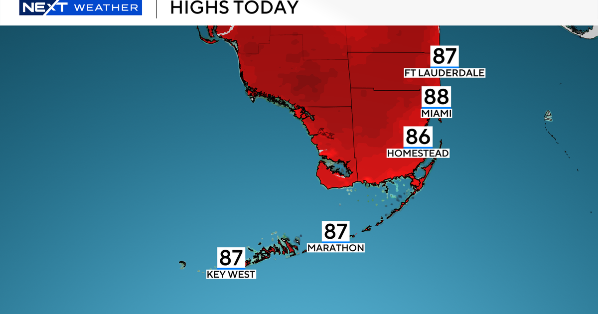 Widespread showers, thunderstorms across South Florida