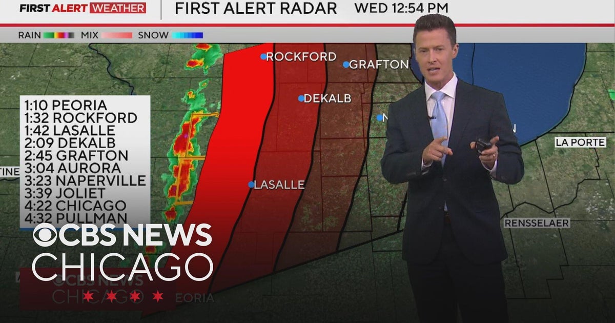 Severe Thunderstorm Watch issued for Chicago area as storms develop ...
