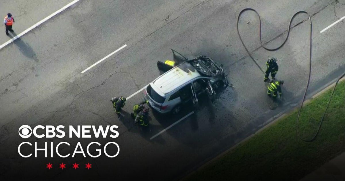 Car fire halts traffic on DuSable Lake Shore Drive near Grant Park ...