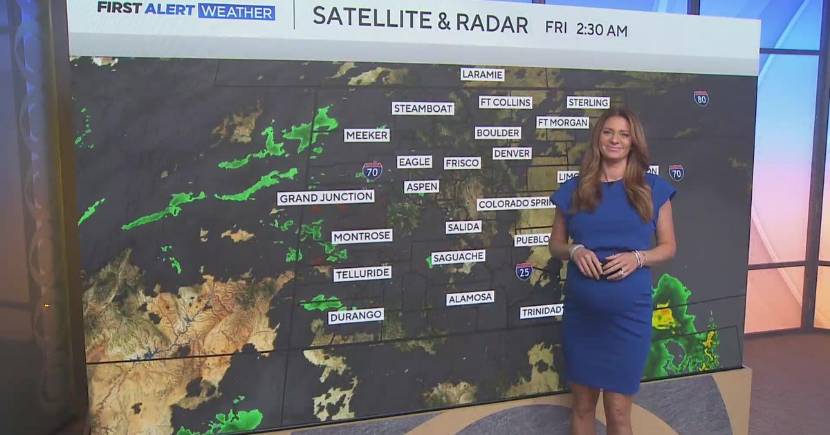 Back to the 90s with rain and storm chances through the weekend - CBS ...