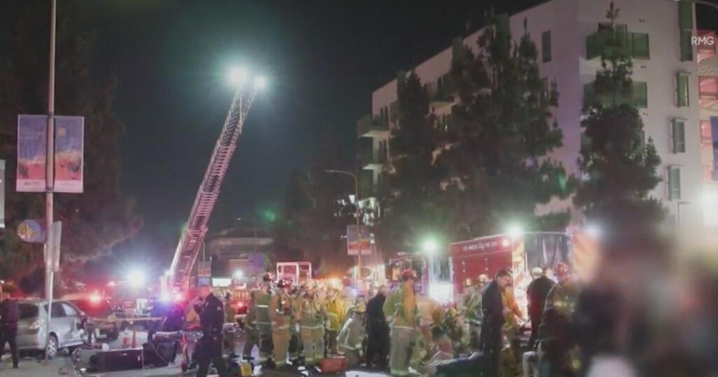 At least 30 hospitalized after car rams into crowd outside Los Angeles ...