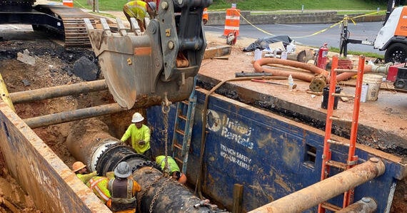 Water service fully restored in Cockeysville after major water main break 