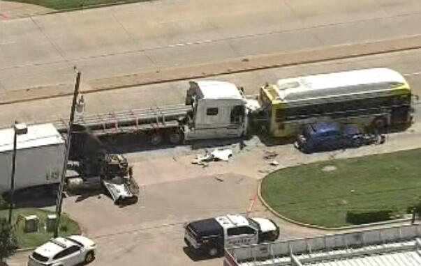 DART bus semi crash 
