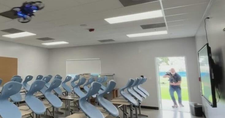 Texas company’s drones aim to stop school shootings in seconds