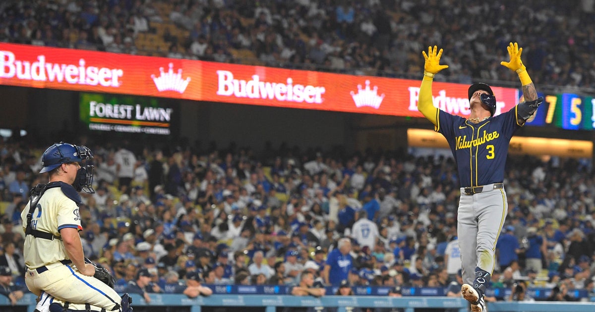 Brewers hold off Dodgers 8-7 for 9th straight win 