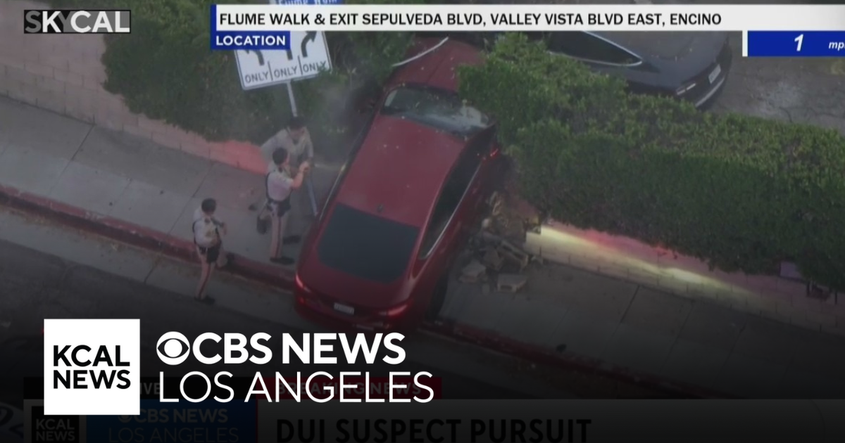 Wild pursuit with DUI suspect ends with crash in San Fernando Valley ...