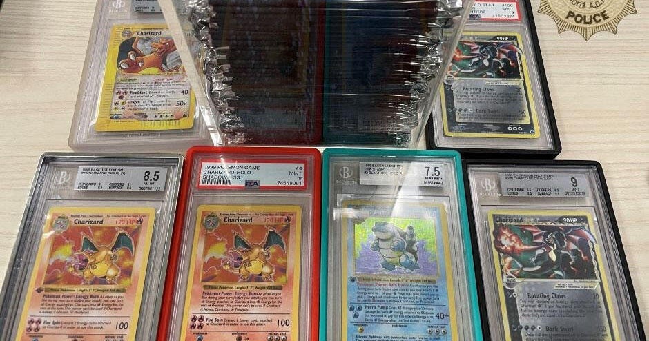 Suspected arrested in $100K Pokémon card theft from Mass. store 