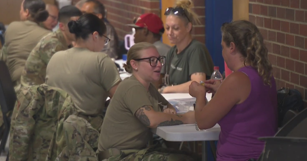 More than 100 joint military members provide free healthcare for Ellwood City residents 