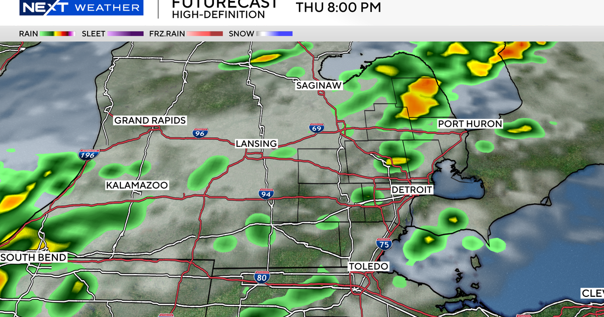 Severe storms possible in Southeast Michigan Thursday 