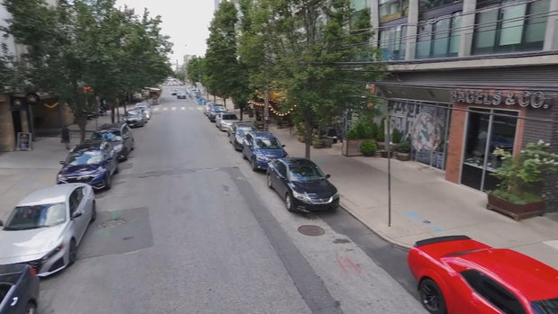 Northern Liberties was quiet Wednesday night 