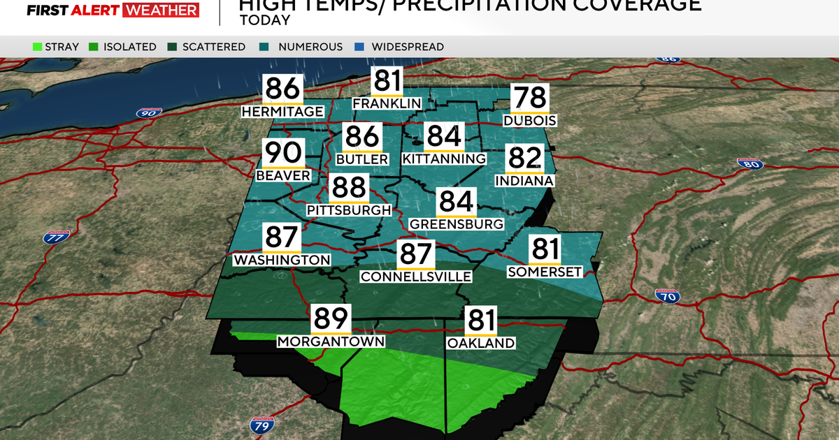 Periods of storms expected this weekend throughout the Pittsburgh area 