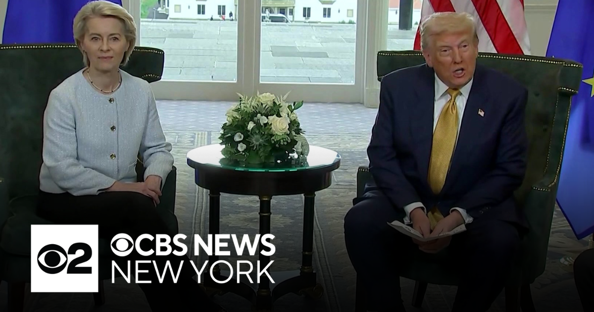 Trump announces EU trade deal - CBS New York