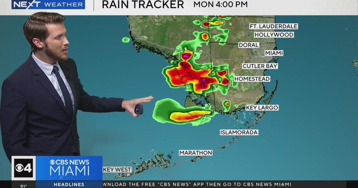 South Florida's afternoon storms to form inland, move to the west - CBS ...