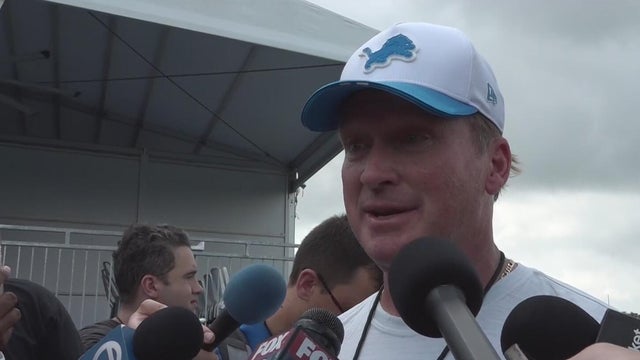 Former Raiders head coach Jon Gruden talks working with Lions coordinator John Morton 