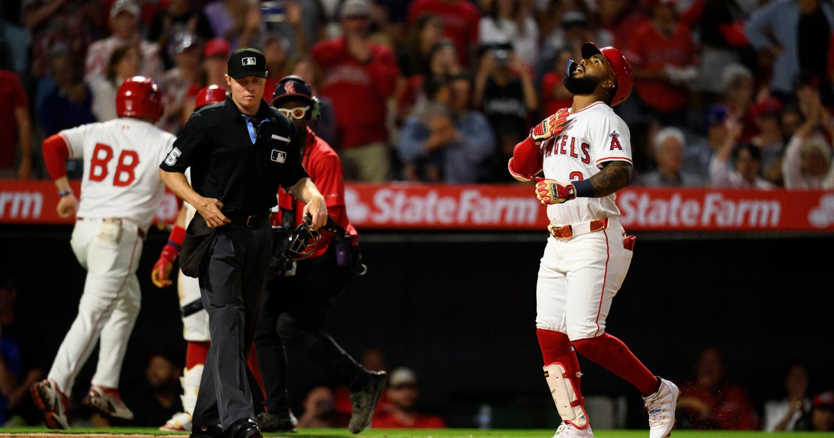 Angels slug three homers to snap Rangers' 6-game win streak with 6-4 victory 