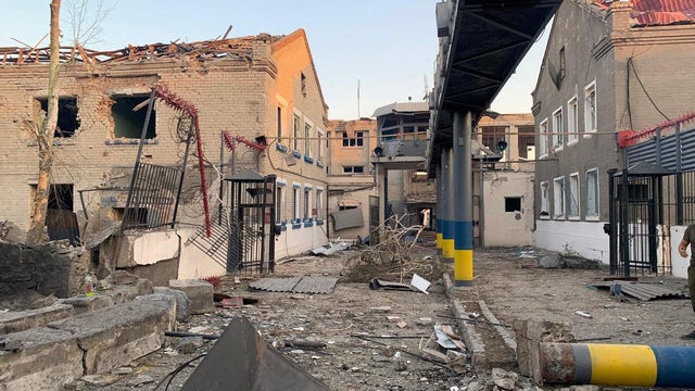 Aftermath of a Russian air attack in Zaporizhzhia region 