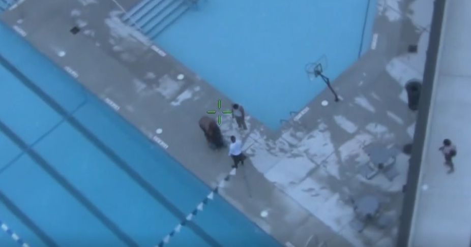 Video shows Baltimore Police using helicopter, CPR to rescue man from drowning in pool 
