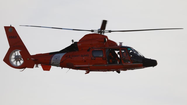 U.S. Coast Guard Helicopter In San Diego 
