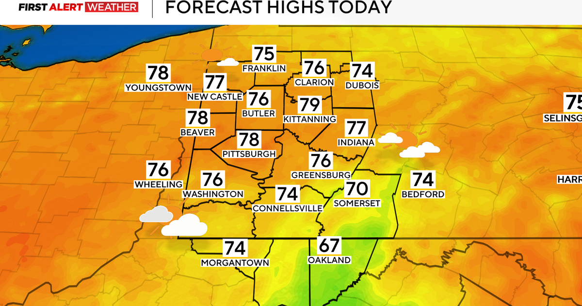 A brief cooldown comes to the Pittsburgh area before a long dry weather stretch 