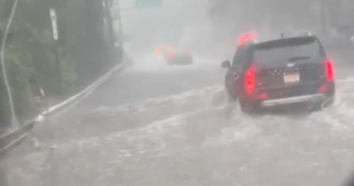 Severe weather moves over parts of Northeast - CBS News