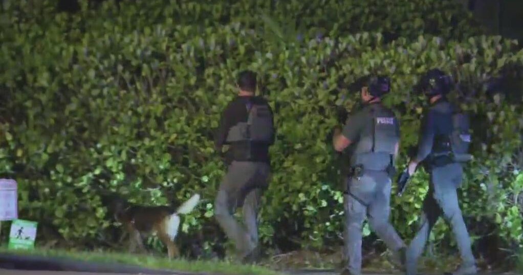 Hollywood police swarm neighborhood after early morning shooting injures one person