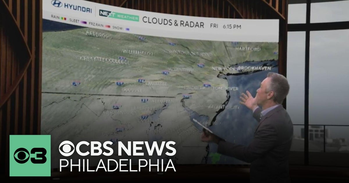 Cloudy and cool Friday night in Philadelphia before a spectacular ...