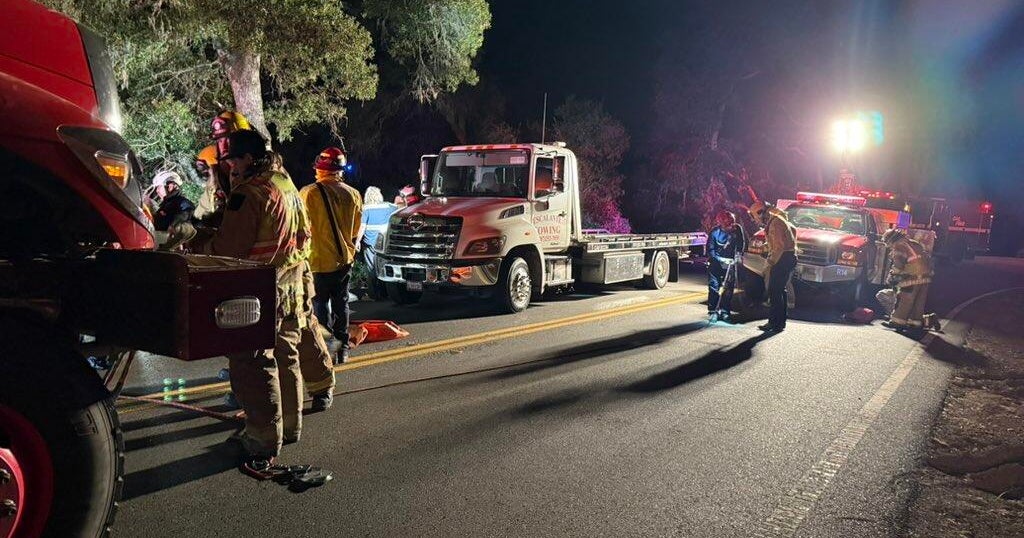 Cal Fire, Napa County crews rescue driver who crashed 100 feet down creek 