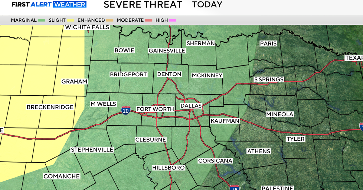 Round of storms possible across North Texas as week begins 