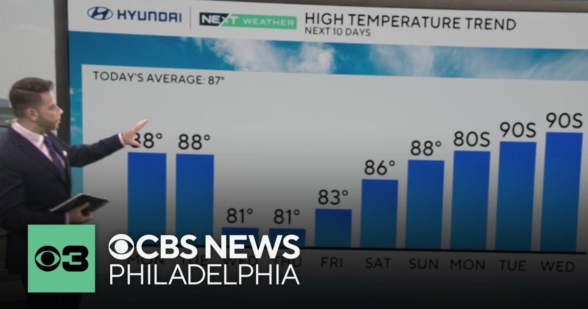 Clear and cool Sunday night in Philadelphia region - CBS Philadelphia
