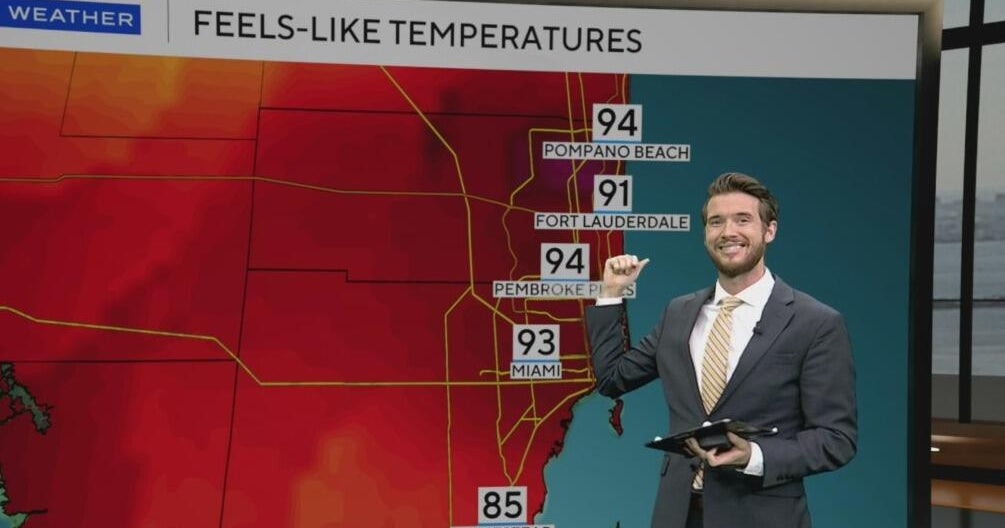 Another heat advisory dogs South Florida with scattered rains expected in the late afternoon