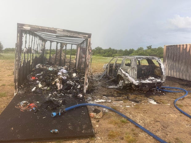 Parker County Trailer Lightning Strike 