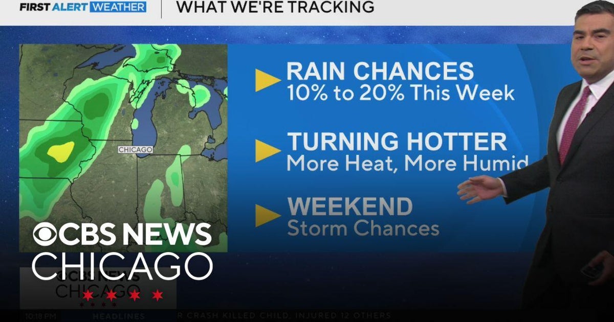 More heat, more humidity in Chicago this week - CBS Chicago