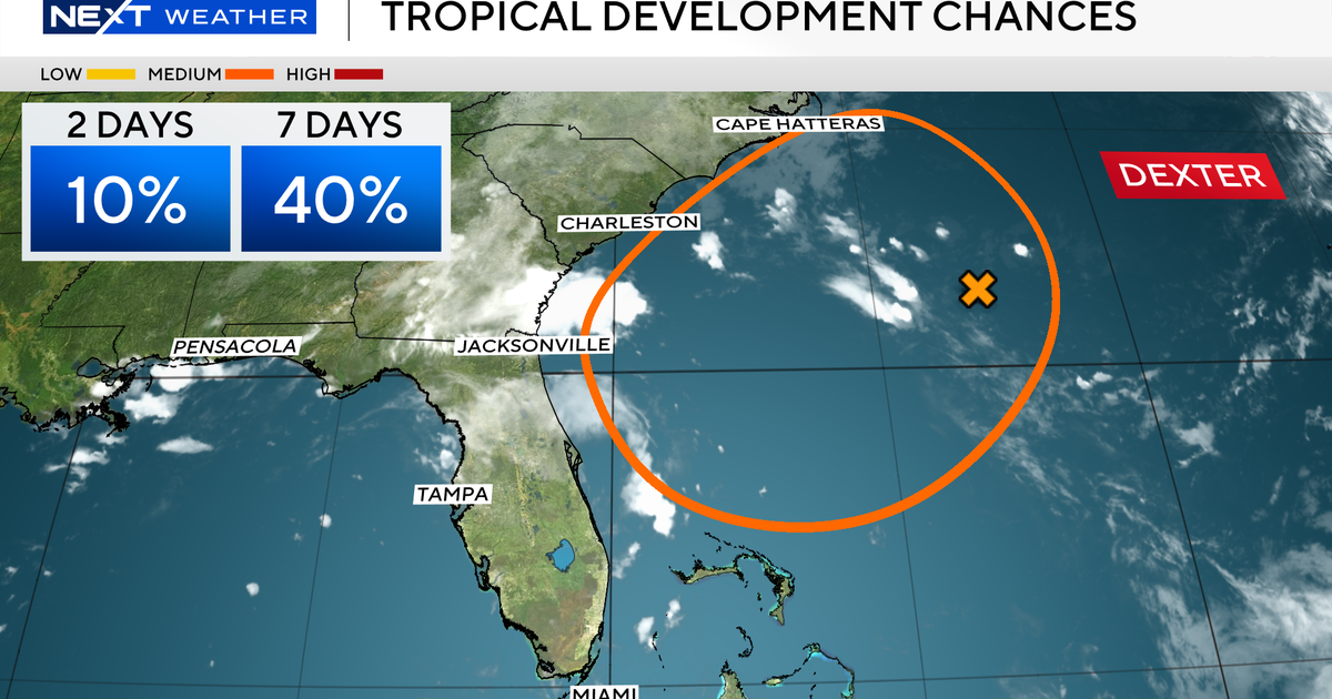 Two Atlantic systems monitored for development as Tropical Storm Dexter weakens 
